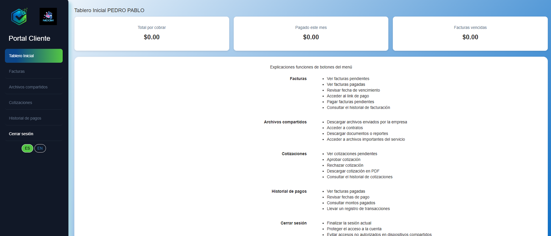 Software de cobranza y facturación PayNex