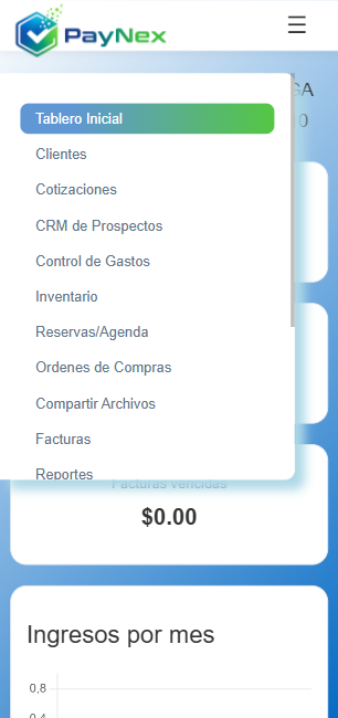 Software de cobranza y facturación PayNex